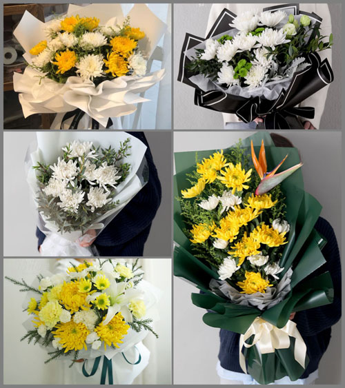 陕西汉中市南郑县胡家营镇白事花束代送